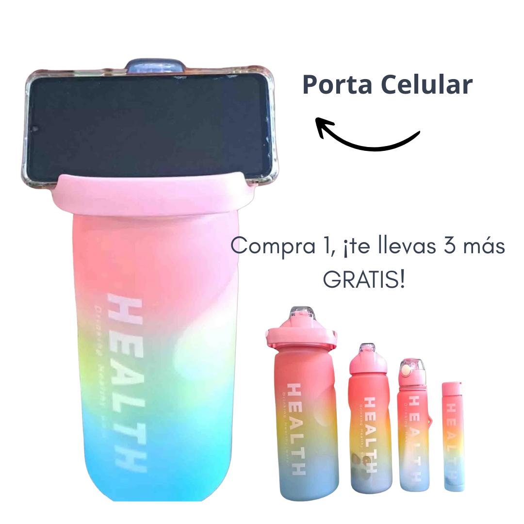 Botella Motivacional 4 en 1