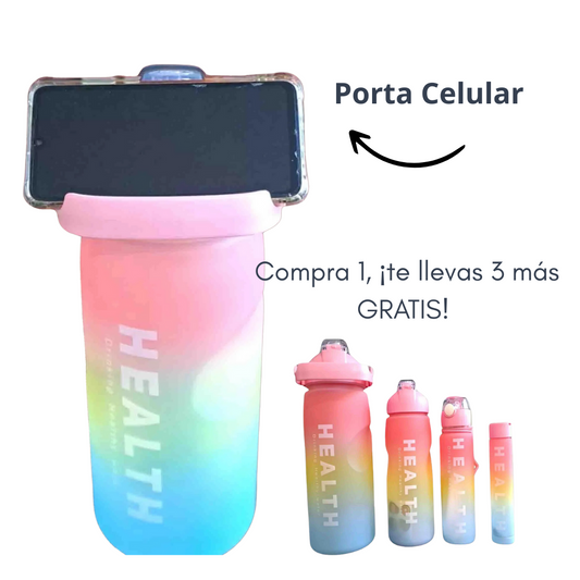 Botella Motivacional 4 en 1